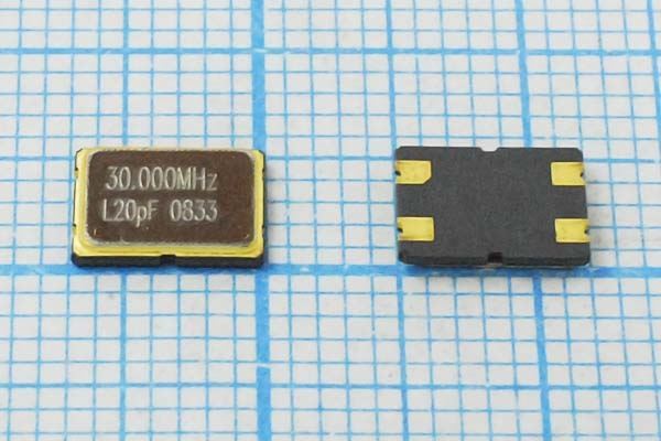 Кварцевый резонатор 30 МГц - 30000 SMD07050C4 20 10 30/-40~85C KC7 1Г