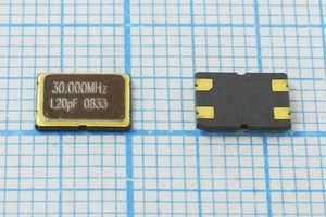 Кварцевый резонатор 30 МГц - 30000 SMD07050C4 20 10 30/-40~85C KC7 1Г