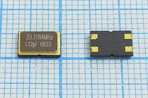 Кварцевый резонатор 22,1184 МГц - 22118,4 SMD07050C4 12 10 30/-40~85C KC7 1Г Кварцевый резонатор 22,1184 МГц - 22118,4 SMD07050C4 12 10 30/-40~85C KC7 1Г