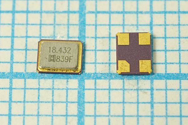 Кварцевый резонатор 18,432 МГц - 18432 SMD03225C4 12 10 30/-40~85C KC3 1Г