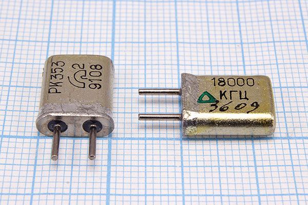 Кварцевый резонатор 18 МГц - 18000 HC25U S 50 150/-40~70C РК353МА-9ВЦ 1Г