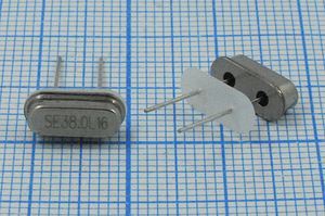 Кварцевый резонатор 38 МГц - 38000 HC49S3 16 10 50/-40~85C 49S[SDE] 1Г +IS