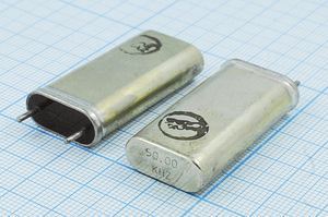 Кварцевый резонатор 0,05 МГц - 50 HC13U RS-5701 1Г (RS-5701) (50.00 KHZ)