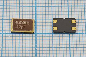 Кварцевый резонатор 48 МГц - 48000 SMD07050C4 12 10 30/-40~85C KC7 3Г Кварцевый резонатор 48 МГц - 48000 SMD07050C4 12 10 30/-40~85C KC7 3Г