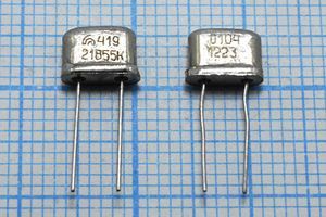 Кварцевый резонатор 21,855 МГц - 21855 UM4 S 50 РК419МР 1Г (419 21855К) Кварцевый резонатор 21,855 МГц - 21855 UM4 S 50 РК419МР 1Г (419 21855К)