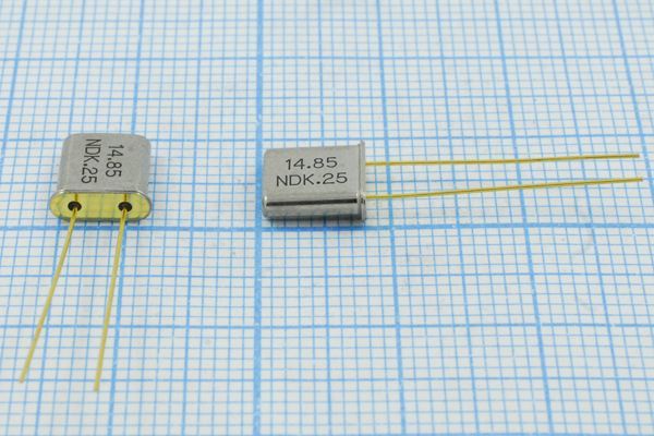 Кварцевый резонатор 14,85 МГц - 14850 UM1 20 20 NR-2B 1Г (NDK)