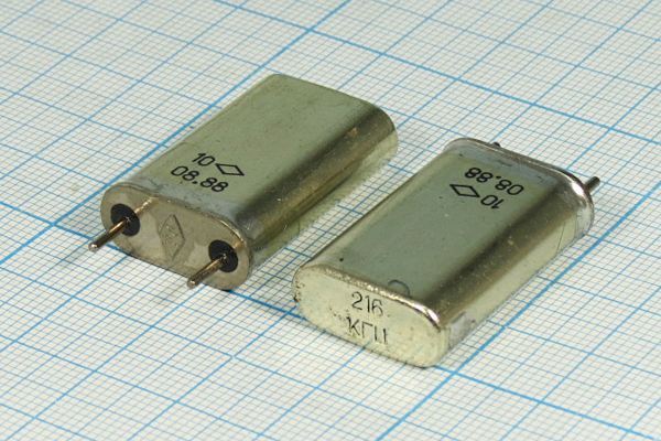 Кварцевый резонатор 0,216 МГц - 216 HC13U БА1 1Г высокие(19x30)