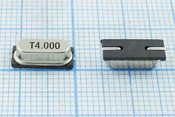 Кварцевый резонатор 4 МГц - 4000 SMD49S4 S 30 SMH4,2 1Г (T4.000)