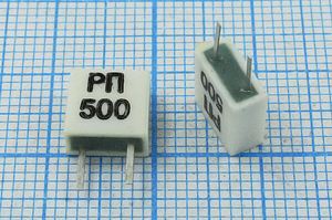 Кварцевый резонатор 0,5 МГц - 500 C07x3x09P2 /-20~70C РП12 2P-1