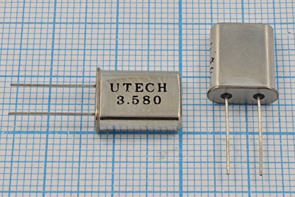 Кварцевый резонатор 3,58 МГц - 3580 HC49U 20 30 HC-49U[UTECH] 1Г (UTECH)