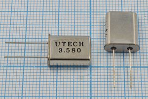Кварцевый резонатор 3,58 МГц - 3580 HC49U 20 30 HC-49U[UTECH] 1Г (UTECH)
