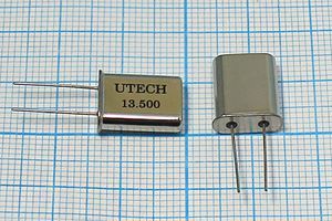 Кварцевый резонатор 13,5 МГц - 13500 HC49U 16 30 HC-49U[UTECH] 1Г (UTECH)