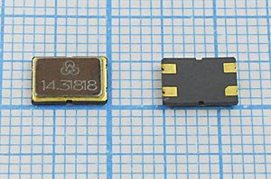 Кварцевый резонатор 14,31818 МГц - 14318,18 SMD07050C4 18 20 30/-10~60C SMD07050-04