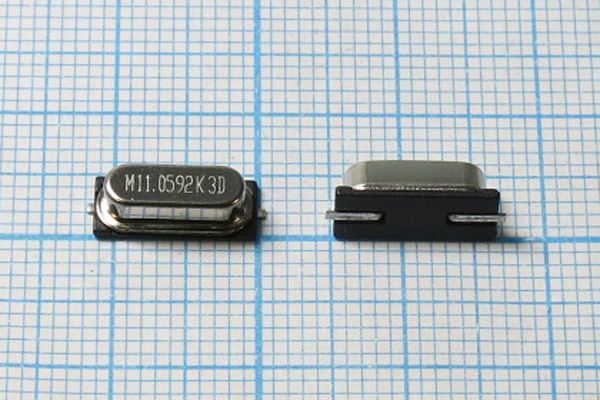 Кварцевый резонатор 11,0592 МГц - 11059,2 SMD49S4 20 30 SMD49S 1Г (K3D)