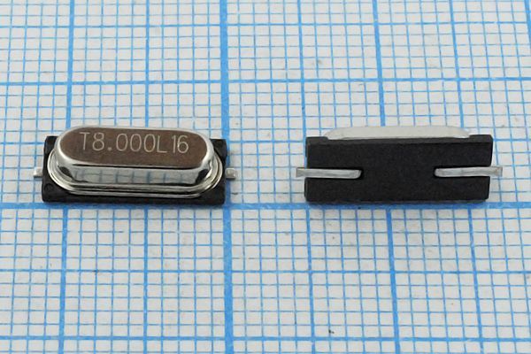 Кварцевый резонатор 8 МГц - 8000 SMD49S3 16 20 /-20~70C SMH3,0 1Г (T L16)