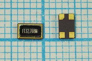 Кварцевый резонатор 32,768 МГц - 32768 SMD04025C4 12 10 /-40~85C SM4S 1Г (FT32.7