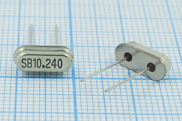 Кварцевый резонатор 10,24 МГц - 10240 HC49S3 32 ATS-49U 1Г (SB10.240)