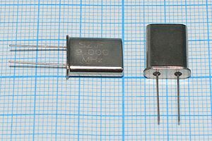 Кварцевый резонатор 9 МГц - 9000 HC49U 16 20 9U 1Г (SZJF)