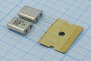 Кварцевый резонатор 3,6 МГц - 3600 HC49U-LWF 15 1Г (KJE) Кварцевый резонатор 3,6 МГц - 3600 HC49U-LWF 15 1Г (KJE)