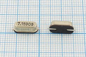 Кварцевый резонатор 7,15909 МГц - 7159,09 SMD49S4 30 SX-1 1Г (7.15909)