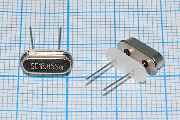 Кварцевый резонатор 18,85 МГц - 18850 HC49S3 S 10 30/-40~85C 49S[SDE] 1Г +IS