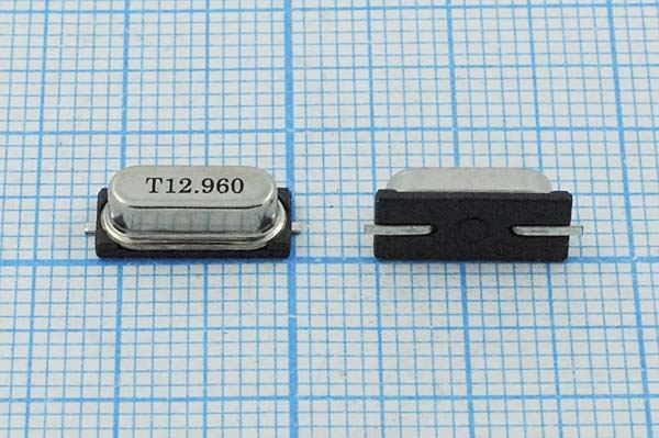 Кварцевый резонатор 12,96 МГц - 12960 SMD49S4 18 30 50/0~60C SMH4,2 1Г (T)