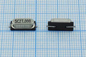 Кварцевый резонатор 27 МГц - 27000 SMD49S4 16 SX-1 1Г (SC27.000)