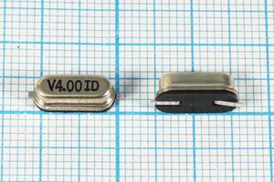 Кварцевый резонатор 4 МГц - 4000 SMD49S4 20 SX-1 1Г (V4.001D)