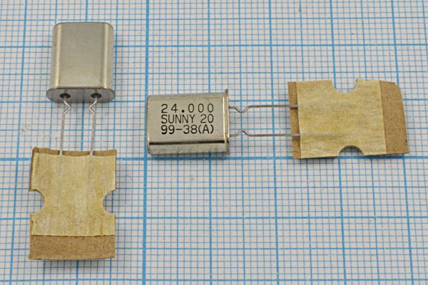 Кварцевый резонатор 24 МГц - 24000 HC49U-LWF 20 SA[SUNNY] 1Г (SUNNY 20)