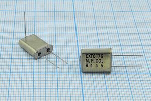 Кварцевый резонатор 6,176 МГц - 6176 HC49U+LW 19 MM49 1Г (CXT1676 M.P.CO) Кварцевый резонатор 6,176 МГц - 6176 HC49U+LW 19 MM49 1Г (CXT1676 M.P.CO)
