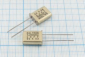 Кварцевый резонатор 7,2 МГц - 7200 HC49U 18 HC49U 1Г (RALTRON 7.200MHz 18PF) Кварцевый резонатор 7,2 МГц - 7200 HC49U 18 HC49U 1Г (RALTRON 7.200MHz 18PF)