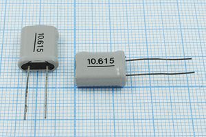 Кварцевый резонатор 10,615 МГц - 10615 HC18U 70 50 1Г +SL (10.615) Кварцевый резонатор 10,615 МГц - 10615 HC18U 70 50 1Г +SL (10.615)