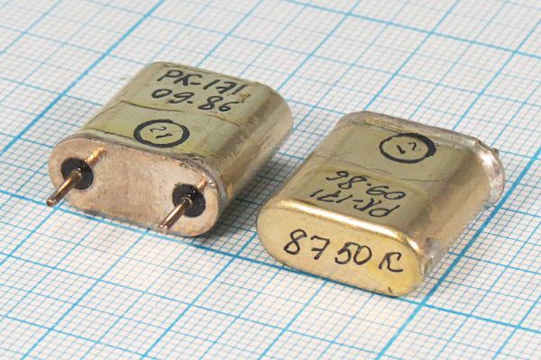 Кварцевый резонатор 8,75 МГц - 8750 HC6U РК171БА 1Г (8750К)