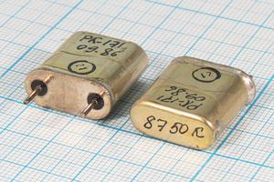 Кварцевый резонатор 8,75 МГц - 8750 HC6U РК171БА 1Г (8750К)