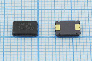 Кварцевый резонатор 24,576 МГц - 24576 SMD07050C2 18 30 CSX-1 1Г (RAKON)
