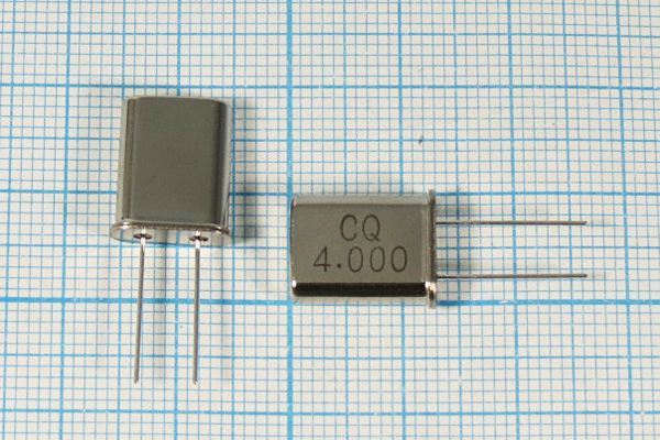 Кварцевый резонатор 4 МГц - 4000 HC49U 20 30 HC-49U[CQ] 1Г (CQ)