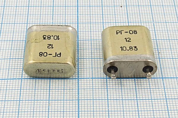Кварцевый резонатор 10 МГц - 10000 БВ РГ08БВ 1Г (42Ц006)