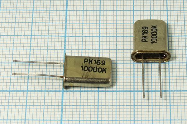 Кварцевый резонатор 10 МГц - 10000 HC43U РК169МД[HC43U] ХСР 1Г