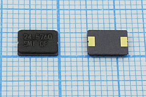 Кварцевый резонатор 24,576 МГц - 24576 SMD07050C2 16 30 94SMX[D] 1Г (24.576 SMI)