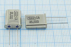 Кварцевый резонатор 35,5 МГц - 35500 HC49U 30 20 HC-49U[H.ELE] 3Г (H.ELE.)