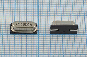 Кварцевый резонатор 24,576 МГц - 24576 SMD49S4 18 30 ABLS 1Г (A245KOW) ABRACON