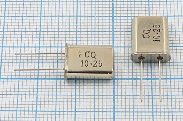 Кварцевый резонатор 10,25 МГц - 10250 HC49U 20 30 30/-10~60C HC-49U[CQ] 1Г