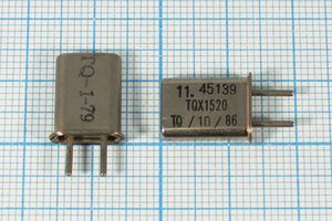 Кварцевый резонатор 11,45139 МГц - 11451,39 HC42U ХСР 1Г (TQX1520) Кварцевый резонатор 11,45139 МГц - 11451,39 HC42U ХСР 1Г (TQX1520)