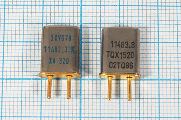 Кварцевый резонатор 11,4833 МГц - 11483,3 HC50U 32 1Г