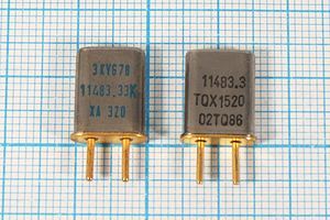 Кварцевый резонатор 11,4833 МГц - 11483,3 HC50U 32 1Г