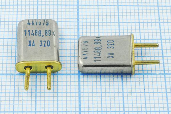 Кварцевый резонатор 11,48889 МГц - 11488,89 HC50U 32 1Г (11488,89 XA320)