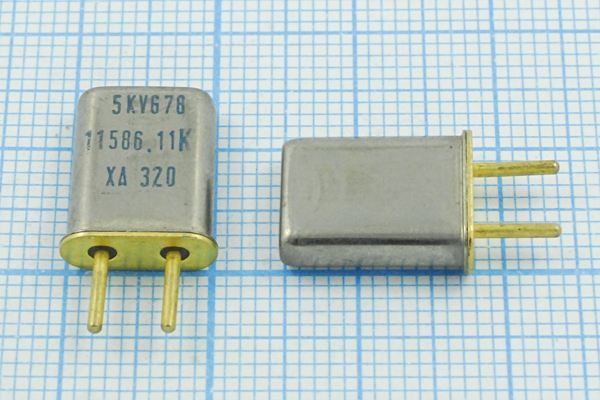 Кварцевый резонатор 11,58611 МГц - 11586,11 HC50U 32 1Г (XA 320)