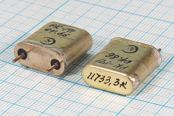Кварцевый резонатор 11,7333 МГц - 11733,3 HC6U РК171БА 1Г (11733,3К)