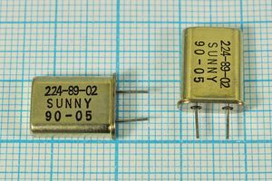 Кварцевый резонатор 12 МГц - 12000 HC49U 32 SA[SUNNY] 1Г 5мм (SUNNY224-89-02