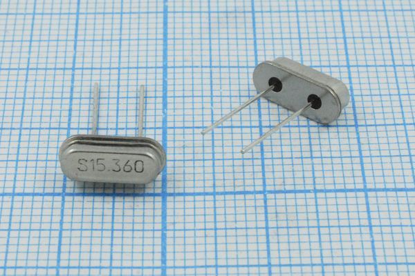 Кварцевый резонатор 15,36 МГц - 15360 HC49S3 20 30 30/-10~60C 49S[SDE] 1Г